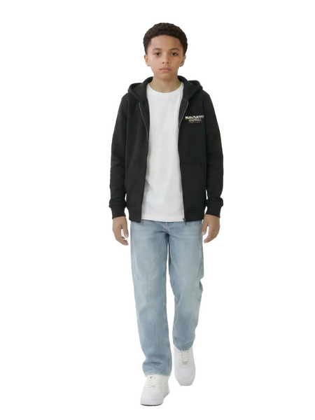 Malelions Malelions Kids Relaxed Valet Zip Hoodie - Black