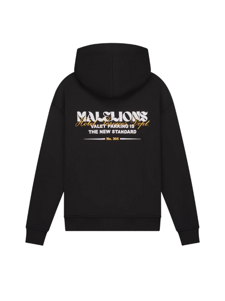 Malelions Malelions Kids Relaxed Valet Zip Hoodie - Black