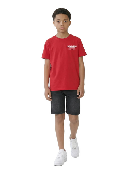 Malelions Malelions Kids Relaxed Valet T-Shirt - Red