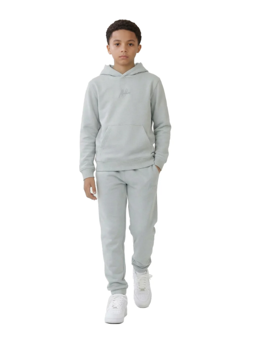 Malelions Malelions Kids Striped Signature Combi-set - Ocean Grey
