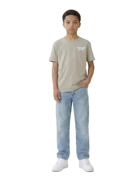 Malelions Malelions Kids Relaxed Valet T-Shirt - Olive Green