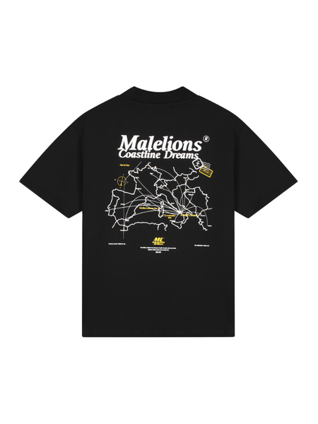 Malelions Malelions Coastline T-Shirt - Black