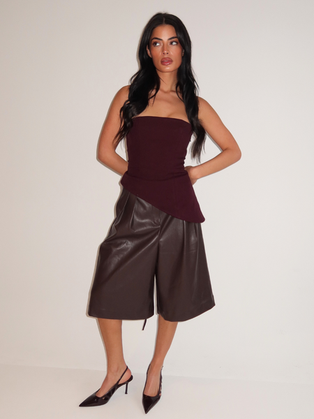 Unique The Label Novie Jort - Brown Unique The Label Unique The Label Novie Jort - Brown