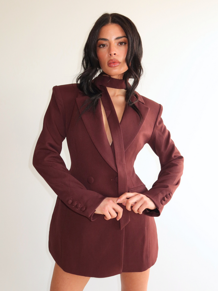 Unique The Label Katie Dress - Brown Unique The Label Unique The Label Katie Dress - Brown