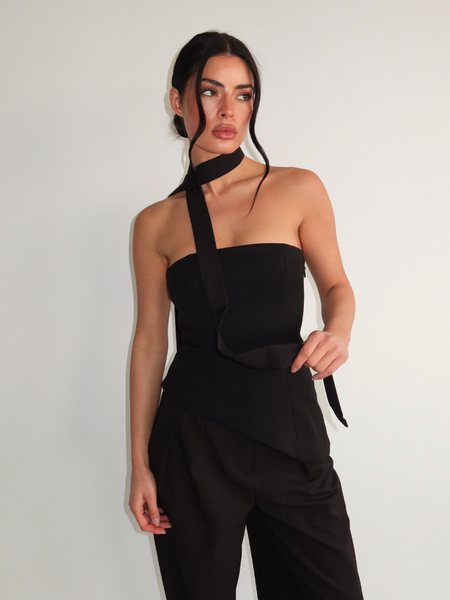 Unique The Label Unique The Label Liva Top - Black