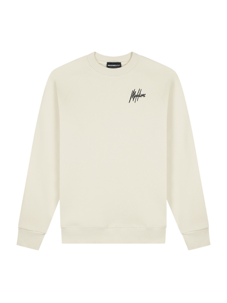 Malelions Sport Logo Raglan Sweater - Off-White