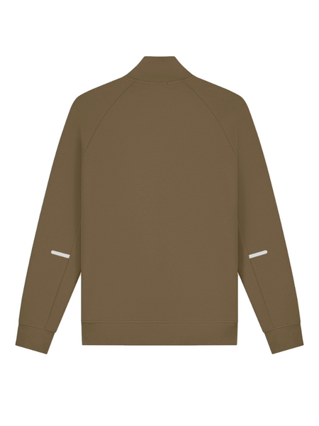 Malelions Malelions Sport Counter Half Zip Sweater - Desert Khaki