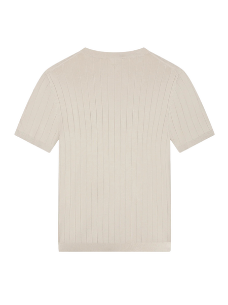 Pure Path Pure Path Dropneedle Knitted T-shirt - Sand