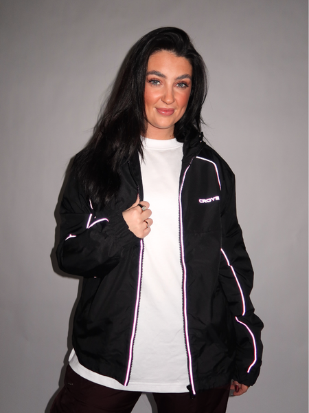 Croyez Women Parachute Ripstop Jacket - Black