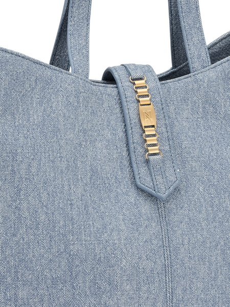 Nikkie Nikkie Preston Denim Shopper - Smokey Blue