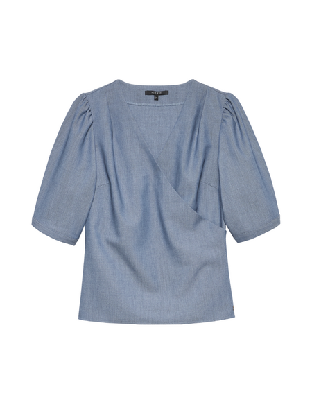 Nikkie Parisa Blouse - Misty Blue
