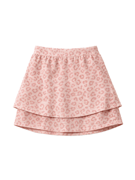 Nikkie Pragues Leopard Skirt - Blush