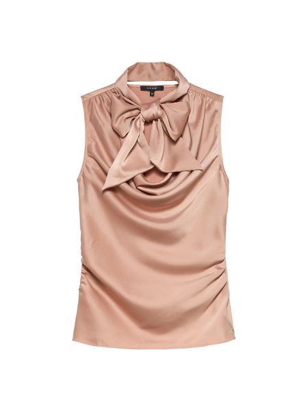 Nikkie Provo Satin Top - Blush