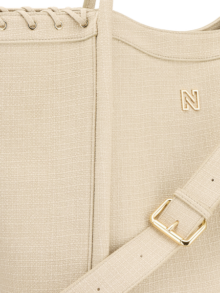 Nikkie Nikkie Pasadas Lace-up Shopper - Cream