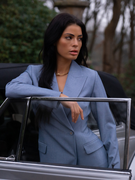 Nikkie Nikkie Parisa Blazer - Misty Blue