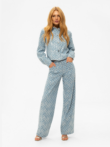 Nikkie Nikkie Pools Blue Jeans - Blue