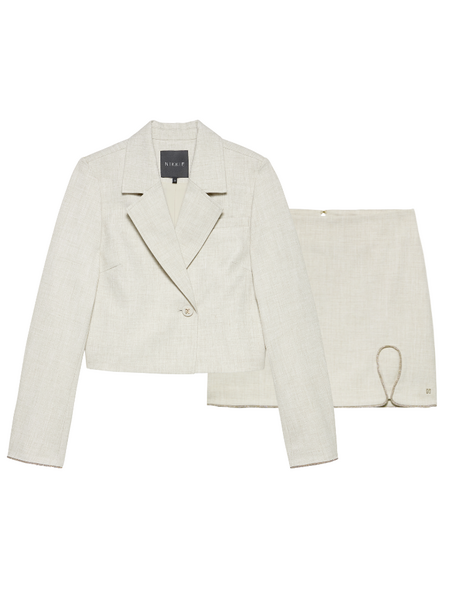 Nikkie Pateete Skirt Combi-set - Cream