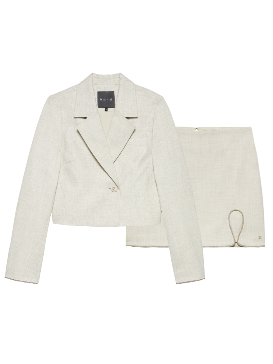 Nikkie Nikkie Pateete Skirt Combi-set - Cream
