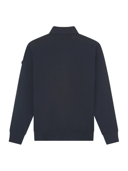 Malelions Malelions Knitted Longsleeve Zip - Navy
