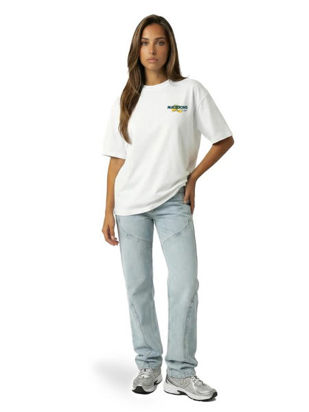 Malelions Malelions Women Limone Di Capri Overshirt T-Shirt - White