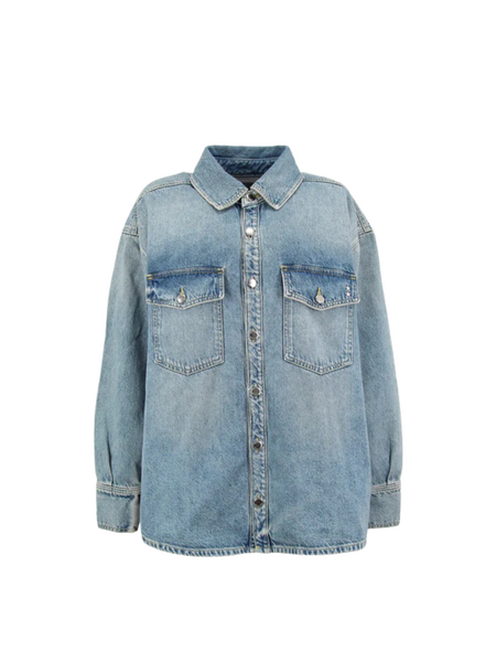 ICON Denim Noa Blouse - Sky Blue