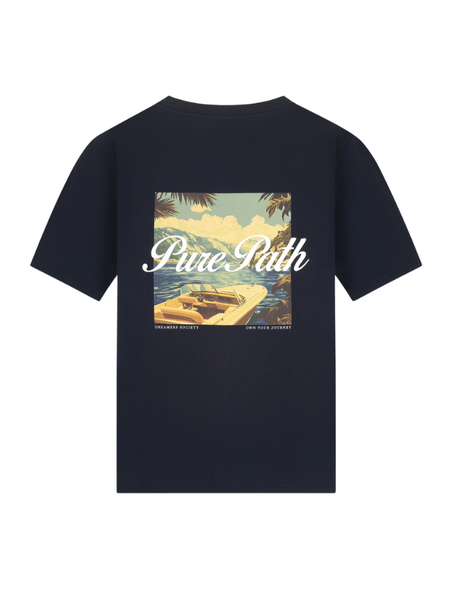 Pure Path Riva View T-Shirt - Dark Navy