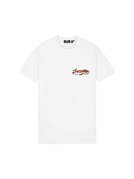 JorCustom JorCustom Swirl Slim Fit T-Shirt - White