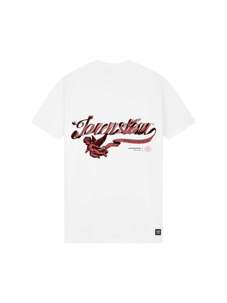 JorCustom Swirl Slim Fit T-Shirt - White