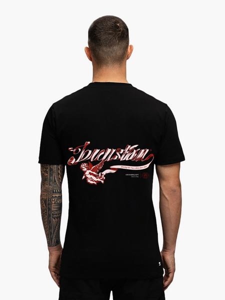 JorCustom JorCustom Swirl Slim Fit T-Shirt - Black