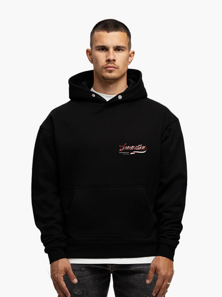 JorCustom JorCustom Swirl Oversized Hoodie - Black