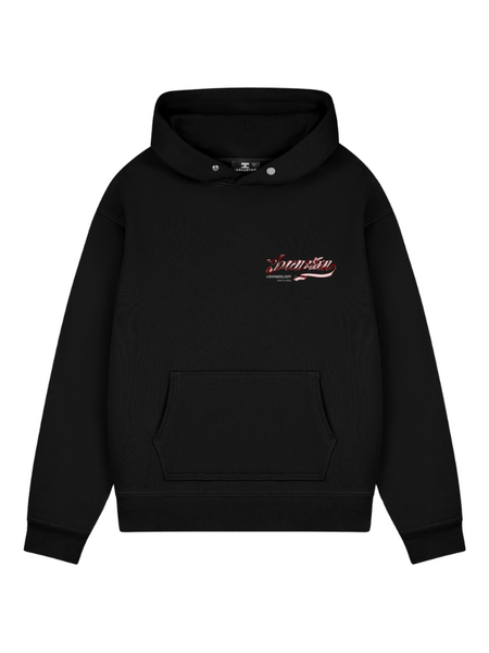 JorCustom JorCustom Swirl Oversized Hoodie - Black