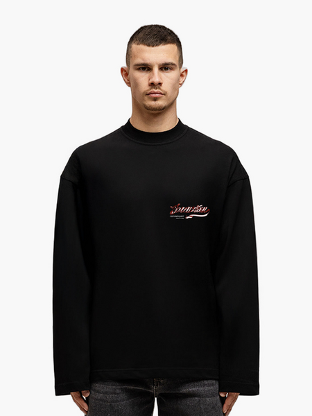 JorCustom Swirl Longsleeve T-Shirt - Black JorCustom JorCustom Swirl Longsleeve T-Shirt - Black