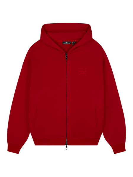JorCustom JorCustom Heart Always Wins Zipped Hoodie - Red