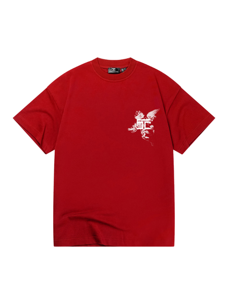 JorCustom JorCustom Above All Limits Loose Fit T-Shirt - Red