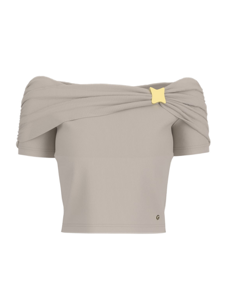 Guess Brigitte Off Shoulder Top - Lovers Beach