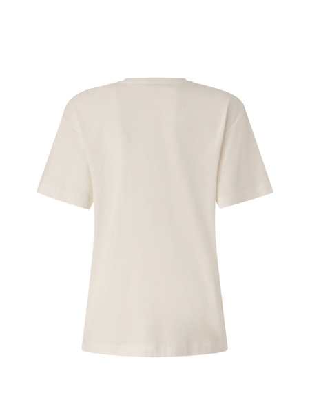 Pinko Strepitoso Rica T-Shirt Jersey - White Pinko Pinko Strepitoso Rica T-Shirt Jersey - White