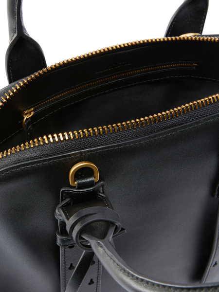 Pinko Bowling Bag Medium Vitello Handbag - Black/Antique Gold Pinko Pinko Bowling Bag Medium Vitello Handbag - Black/Antique Gold