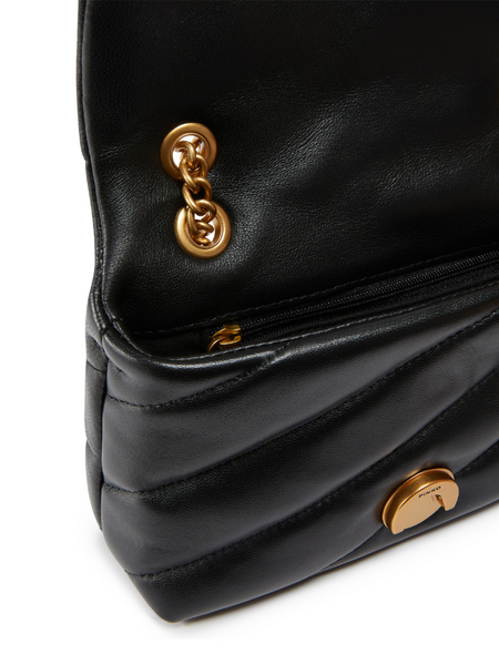 Pinko Love Puff Baby CL Sheep Nappa Bag - Black/Antique Gold Pinko Pinko Love Puff Baby CL Sheep Nappa Bag - Black/Antique Gold