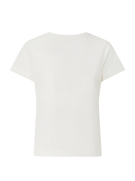 Pinko Pinko Basico T-Shirt Jersey Logo - White
