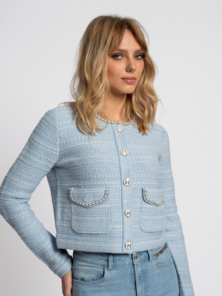 Fifth House Fifth House Josse Cardigan - Blue Fog
