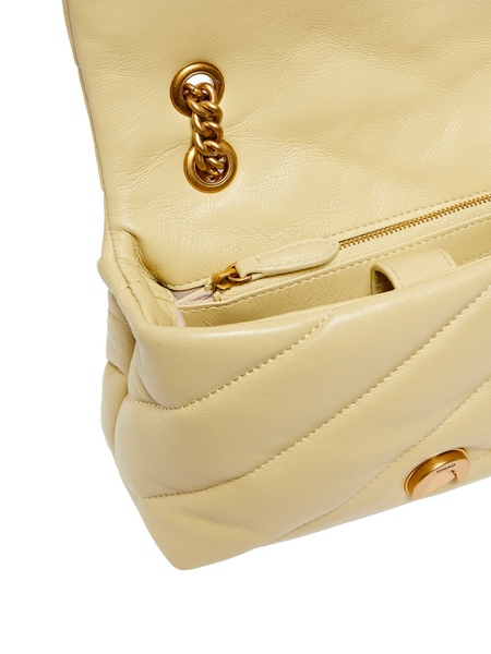 Pinko Pinko Love Puff Mini CL Sheep Nappa - Vanilla Yellow - Antique