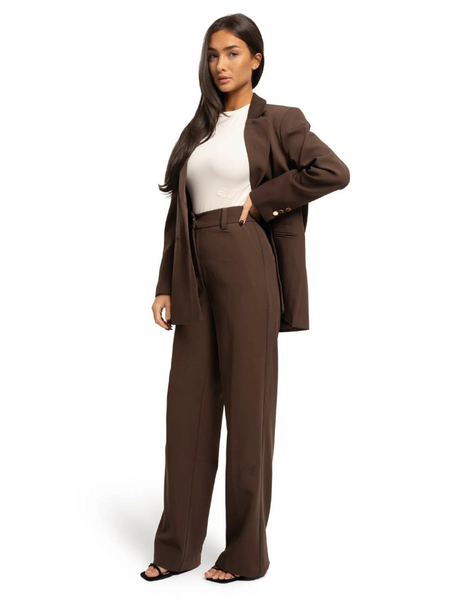 Malelions Malelions Women Social Club Pantalon - Chocolate
