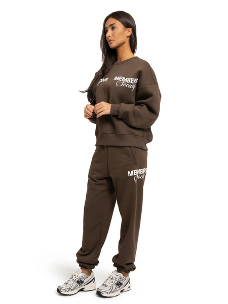 Malelions Malelions Women Members Society Sweater - Chocolate