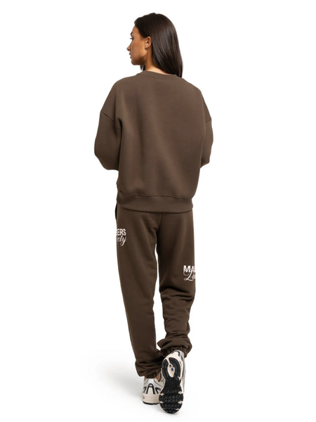 Malelions Malelions Women Members Society Sweater - Chocolate