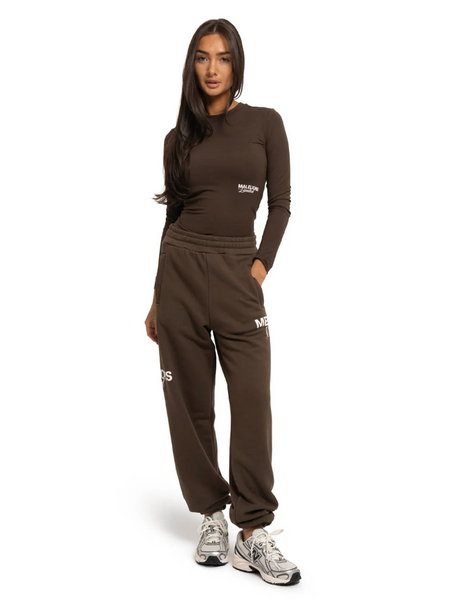 Malelions  Malelions Women Members Society Sweatpants - Chocolate