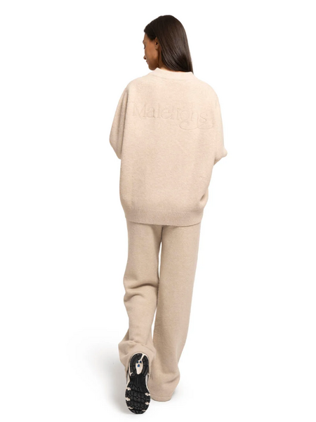 Malelions Malelions Women Knitted Pants - Sand