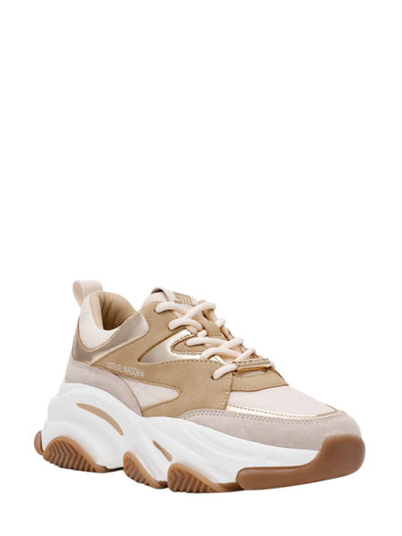 Steve Madden Progressive Sneaker - Light Bronze Steve Madden Steve Madden Progressive Sneaker - Light Bronze