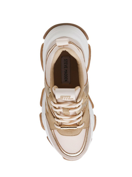 Steve Madden Progressive Sneaker - Light Bronze Steve Madden Steve Madden Progressive Sneaker - Light Bronze