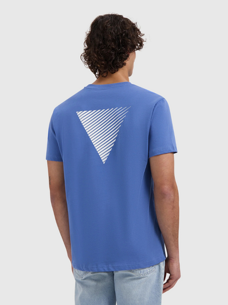 Pure Path Pure Path Essential Logo T-Shirt - Faded Cobalt