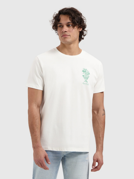Pure Path Pure Path Embroidered Vase T-Shirt - Off White